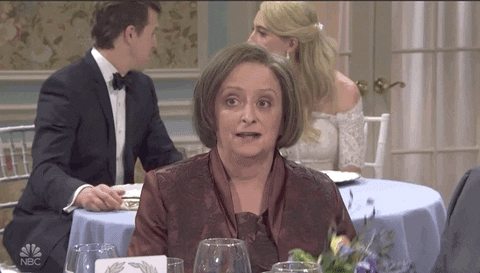 Frantic Debbie Downer Flower Bouquet GIF