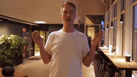 Frazzled Man Alone At His Home GIF