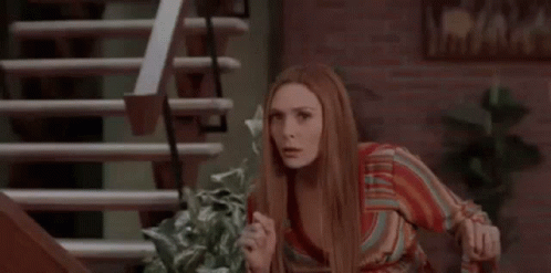 Freaking Out Wandavision Looking Away GIF