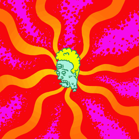 Freaky Beavis And Butthead Abstract Loop GIF