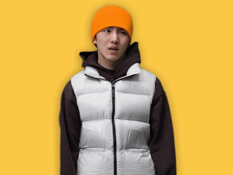 Freaky K-pop Freezing Reaction GIF