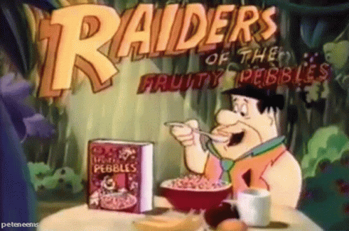 Fred Flintstone Car Las Vegas Raiders GIF