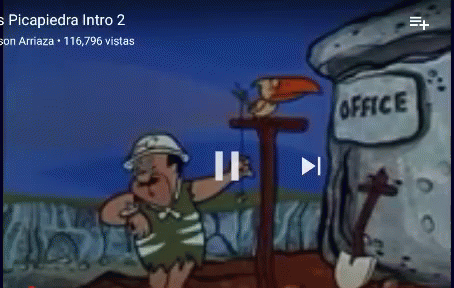 Fred Flintstone Car Whistle GIF