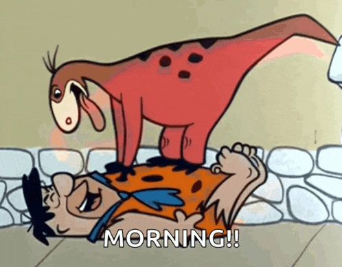 Fred Flintstone Dino Gif GIF