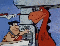 Fred Flintstone Timesheet Meme GIF