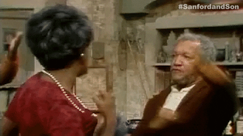 Fred Sanford And Son Arguing GIF