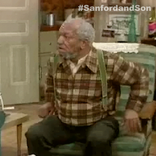 Fred Sanford And Son Stand Up GIF