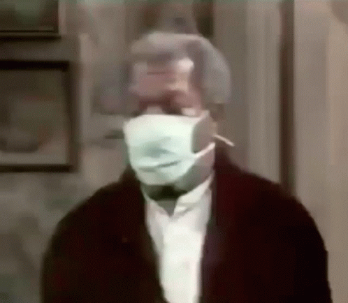 Fred Sanford Flu Mask On GIF