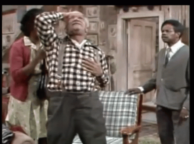 Fred Sanford Heart Attack GIF