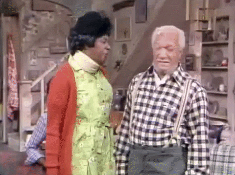 Fred Sanford Hold Me Back GIF