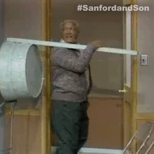 Fred Sanford Oops Door Bang GIF