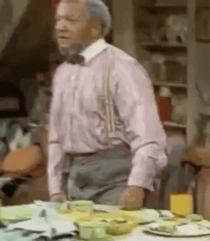 Fred Sanford Ready To Fight GIF
