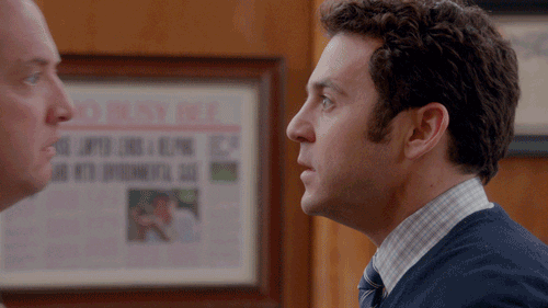 Fred Savage Face Off With Steve Little GIF