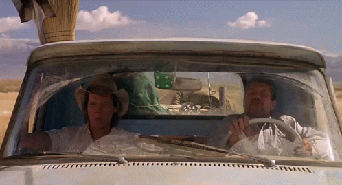 Fred Ward We Did It GIF