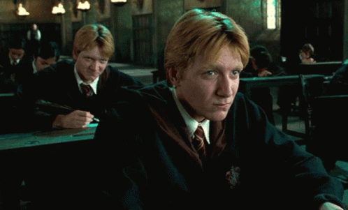 Fred Weasley Angry Face GIF
