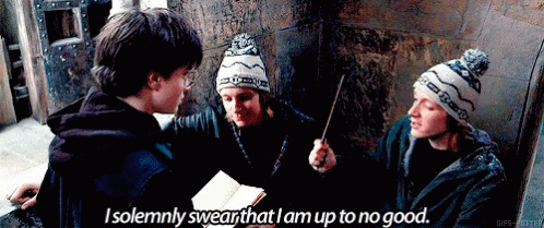 Fred Weasley I Am Up To No Good GIF
