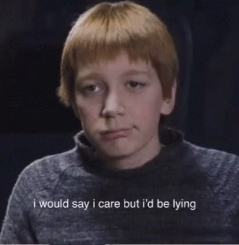 Fred Weasley I Would Say I Care GIF