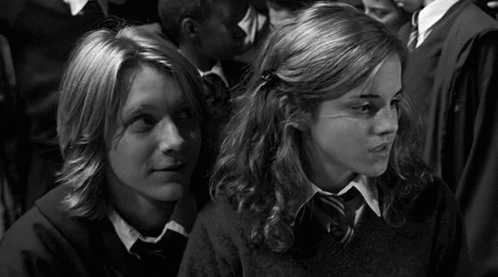 Fred Weasley Staring At Hermione GIF