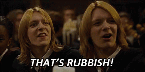 Fred Weasley Thats Rubbish GIF