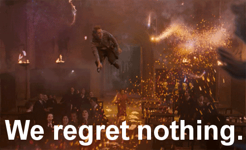 Fred Weasley We Regret Nothing GIF