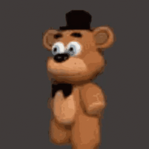 Fredbear Dancing Black Tie GIF