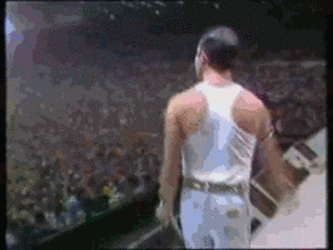 Freddie Mercury Dance Performance GIF