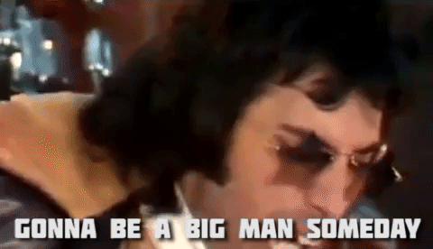 Freddie Mercury Gonna Be A Big Man Someday GIF