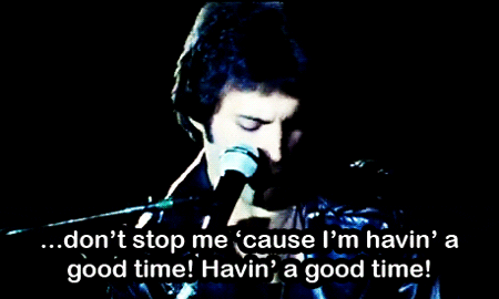 Freddie Mercury I'm Having A Good Time GIF