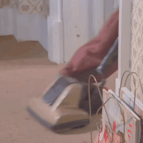 Freddie Mercury Vacuuming Music Video GIF
