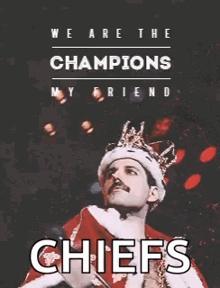 Freddie Mercury Wearing Crown and Robe