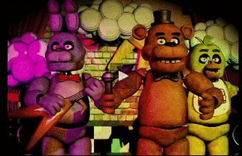 Freddy Bonnie And Chica Fnaf GIF