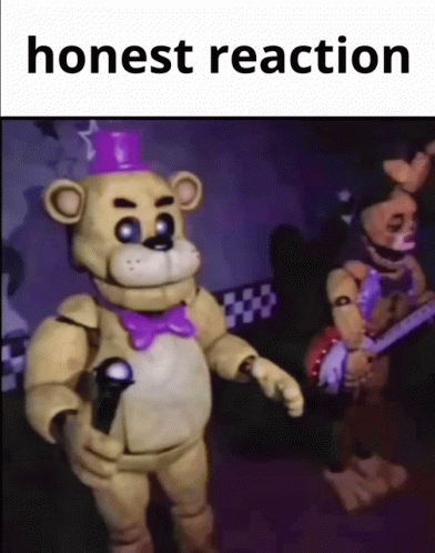 Freddy Fazbear Dancing Honest Reaction Meme GIF