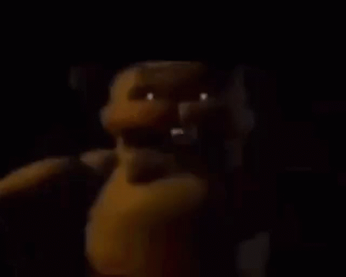 Freddy Fazbear Dancing In Dark Meme GIF