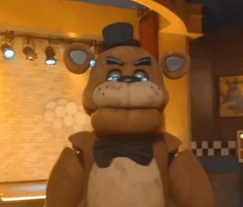 Freddy Fazbear Looking Around Meme GIF