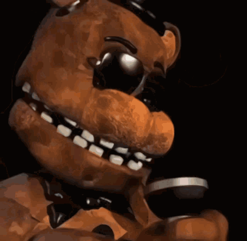 Freddy Fazbear Meme Doing Eye Brow Raise GIF