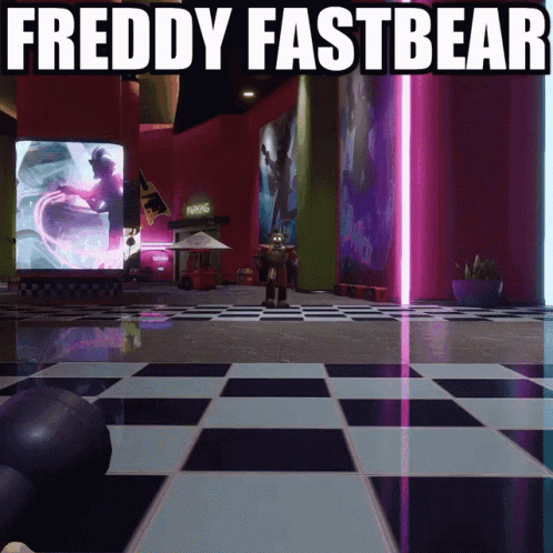 Freddy Fazbear Meme Fast Bear GIF