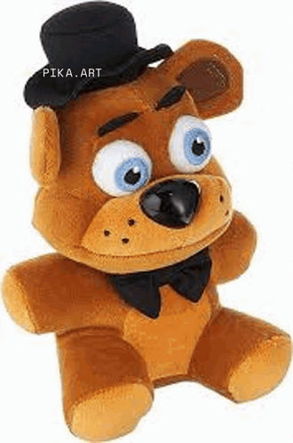 Freddy Fazbear with Top Hat and Bow Tie