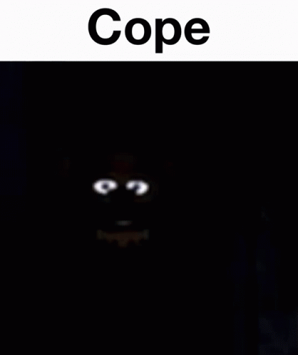 Freddy Flashing Eyes Cope Meme GIF