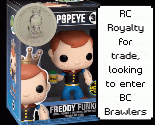 Freddy Funki Funko RC Royalty Trade BC Brawlers GIF