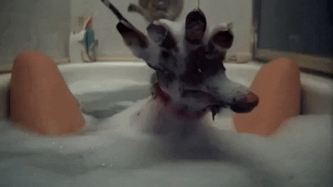 Freddy Krueger Bath Hands GIF
