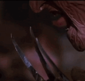 Freddy Krueger Creepy Fingers GIF