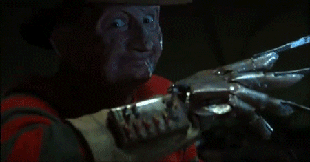 Freddy Krueger Smiling Stare GIF