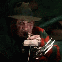 Freddy Krueger Trick Games GIF