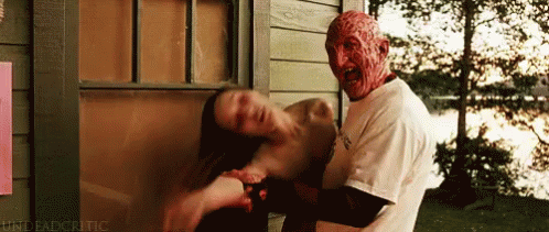 Freddy Krueger Victim Hey GIF