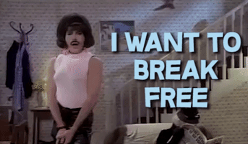 Freddy Mercury Want To Break Free GIF