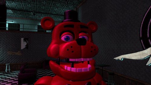Freddy Nodding Freddy Five Nights At Freddy's GIF