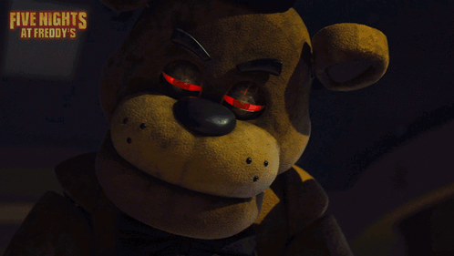 Freddy Red Eyes Flashing Light Meme GIF