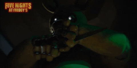Freddy Wielding Knife Five Nights At Freddy's GIF