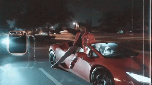 Fredo Bang Traffic Cool Cars GIF
