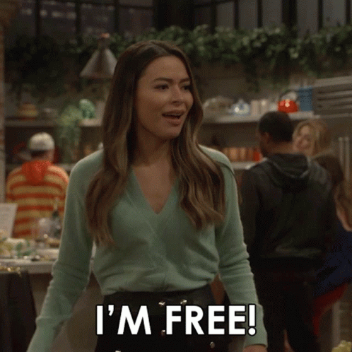 Free At Last I'm Free Miranda Cosgrove GIF